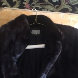 Black mink jacket